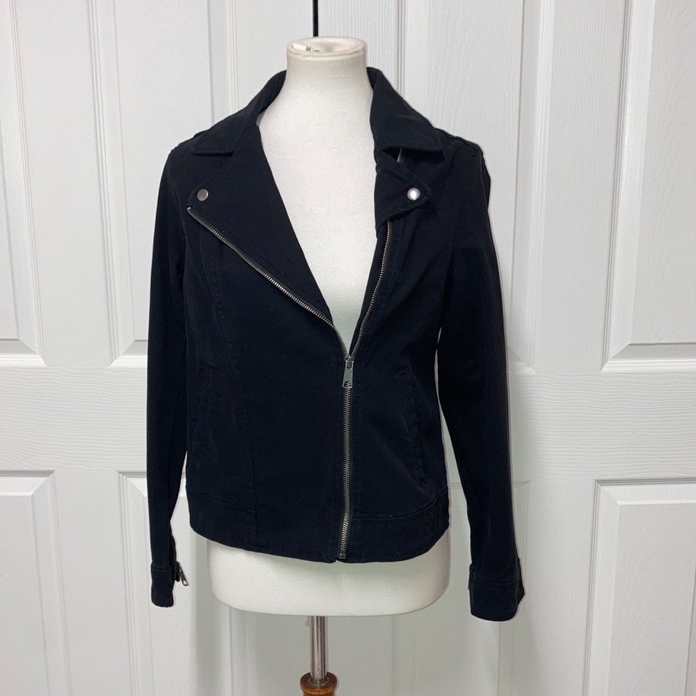 Black Gap Moto Cloth Jacket